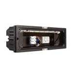 Deko-Light 763026 Wandeinbauleuchte, Light Base III Outdoor, 4,3 W, 3000 K, Schwarz, 220-240 V/AC, 