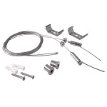 Deko-Light 930071 Mechanisches Systemzubehör, Seilabhängung einstellbar für Leuchte Tri Proof 2 St 