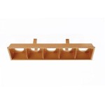 Deko-Light 930215 Mechanisches Systemzubehör, Ceti 5 Reflektor Gold, Länge: 123 mm, Breite: 22 mm, 