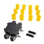 Deko-Light 930575 Elektrisches Montagezubehör, Outdoor 4-fach-Verteiler f. 2-4 Kabel 4-14mm, 0.5-4 