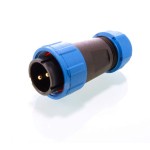 Deko-Light 940060 Elektrisches Montagezubehör, Weipu HQ 12/24/48V Stecker 2-polig, IP 67 