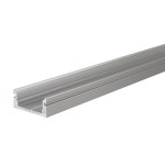 Deko-Light 970020 Profil, U-Profil flach AU-01-10, 1m, Silber, Aluminium, Matt, Eloxiert 