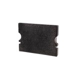 Deko-Light 978072 Profil Endkappe, Endkappe P-AU-02-15 Set 2 Stk, Schwarz, Kunststoff, Länge: 21 m 