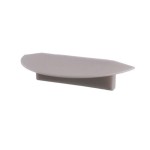 Deko-Light 978111 Profil Endkappe, Endkappe P-ET-01-15 Set 2 Stk, Grau, Kunststoff, Länge: 30 mm, 