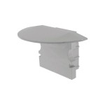 Deko-Light 978131 Profil Endkappe, Endkappe P-ET-02-10 Set 2 Stk, Grau, Kunststoff, Länge: 25 mm, 