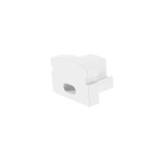 Deko-Light 978660 Profil Endkappe, Endkappe F-AU-01-05 Set 2 Stk, Weiß, Kunststoff 