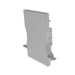 Deko-Light 979231 Profil Endkappe, Endkappe H-ET-04-12 Set 2 Stk, Grau, Kunststoff, Länge: 27 mm, 