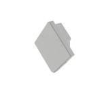 Deko-Light 980501 Profil Endkappe, Endkappe E-EV-01-08 Set 2 Stk, Grau, Kunststoff 