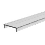 Deko-Light 983031 Profil Abdeckung, Abdeckung P-01-15, 2m, klar, PMMA, Transparent 95% Transmissio 