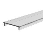 Deko-Light 983041 Profil Abdeckung, Abdeckung P-01-20, 2m, klar, PMMA, Transparent 95% Transmissio 