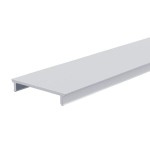 Deko-Light 983044 Profil Abdeckung, Abdeckung P-01-20, 1m, milchig, PMMA, Satiniert 40% Transmissi 