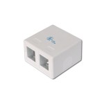 ASSMANN AT-AG 302A-WH DIGITUS Konsolidierungs-Punkt Gehäuse für 2x Keystone Module 