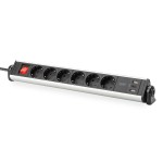 Digitus DA-70624 6-fach Office-Steckdosenleiste mit 3x USB-Anschlüssen 