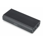 Digitus DA-71158 USB M.2 Festplattengehäuse, SSD, extern, NVMe, 40Gbps, USB 4.0, Aluminium, werkzeugfrei 