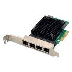 Digitus DN-10136 4-Port 2,5 Gigabit Ethernet Netzwerkkarte, RJ45, PCI Express, Realtek Chipsatz 
