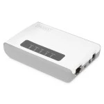 ASSMANN DN-13024 DIGITUS 2-Port USB 2.0 Wireless Multifunktions-Netzwerk Server, 300 Mbps 