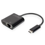 ASSMANN DN-3027 DIGITUS USB Type-C™ Gigabit Ethernet Adapter mit Power Delivery Unterstützung 