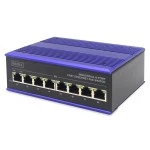 ASSMANN DN-650108 DIGITUS 8 Port Fast Ethernet Netzwerk PoE Switch,Industrial, Unmanaged 