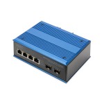Digitus DN-651149 Industrieller 4+2-Port Gigabit Ethernet PoE Switch 