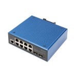 Digitus DN-651156 Industrieller 8+2-Port L2 managed Gigabit Ethernet Switch 