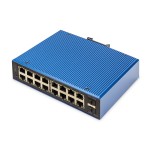 Digitus DN-651159 Industrieller 16+2-Port L2 managed Gigabit Ethernet PoE Switch 