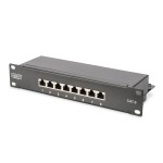 ASSMANN DN-91608S DIGITUS CAT 6, Klasse E Patch Panel, geschirmt, schwarz 