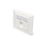 ASSMANN DN-93811 DIGITUS Leerdose für Keystone Module, Rahmen 80x80 mm + Zentralplatte 50x50 mm 