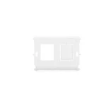 Digitus DN-93844-OD-1 Einsatz für Datenanschlussdose für Keystone Module IP44 Aufputz mit Klappdeckel 