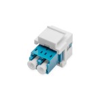 Digitus DN-96007-1-K LWL-LC/LC-Duplex-Kupplung, Singlemode, Keystone-Modul 