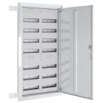 ABN UK27 Feldverteiler UP/HW T:110mm 168TE 2 x 7-Reihig für REG mit Volltüre 