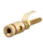 Rutenbeck 17000308 Lautsprecher-Buchse, für Montageadapter LS-MA Up, Kabelöse/Lötanschluss (Masse), schwarz (ähnlich RAL 9005) 