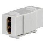 Rutenbeck 17010663 HDMI-Keystone (Buchse/Buchse), für Montageadapter KMK-MA Up und andere Keystone-Aufnahmen, schwarz (ähnlich RAL 9005) 
