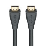 Rutenbeck 21810002 HDMI-Endgeräte-Anschlusskabel, (Stecker/Stecker), 2 m, schwarz 