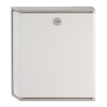 Rutenbeck 27010310 Verteilerkasten, Aufputz, mit 1 EKL 5, mit Schließer, mit Belegungskarte und Montagematerial, lichtgrau (ähnlich RAL 7035) 