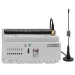 Rutenbeck 700802611 IP-Schaltaktor/Sensor, 8 x 16 A, 2 A/D-Eingänge, mit Netzwerkanschluss und integriertem WLAN-Accesspoint, REG-Montage, lichtgrau (ähnlich RAL 7035) 