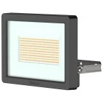 Theben 1020677 Schwarzer LED-Strahler 50 W mit umschaltbarer Farbtemperatur 3000/4000 K, schwenkbar (Zubehör) 