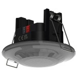 Theben 1039153 KNX-Präsenzmelder mit 2 Licht- und 2 Präsenzkanälen anthrazit 
