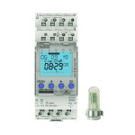 Theben 1220130 Dämmerungsschalter LUNA 122 top3 RC AL mit Aufbaulichtsensor 