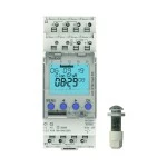 Theben 1220230 Dämmerungsschalter LUNA 122 top3 RC EL mit Einbaulichtsensor 