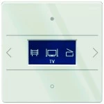 Theben 4969288 KNX Glas-Raumcontroller mit integriertem Temperaturregler und KNX Data Secure 