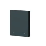 Theben 9080059 1-fach Wippe aus Metall in Schwarz (ähnlich RAL 9004) (Zubehör) 