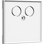 Homeway HW-ZTVRWM55V1 Zentralplatte TV 55x55mm reinweiß matt 