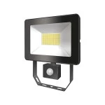 Esylux EL10810930 LED-Strahler mit Bewegungsmelder 1000lm 4000K schwarz 10W BASICAFLTR1000840MDB 