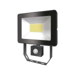Esylux EL10810855 LED-Strahler mit Bewegungsmelder 3000lm 3000K schwarz 30W BASICAFLTR3000830MDB 
