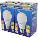 Megaman MM21945 LED Classic A60 2er-Pack 8,6W-E27/827 2700K, 810lm, VE2 