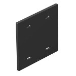 OBO Bettermann 7408436 Abdeckplatte ohne Lochbild T4L/T8NL T8NL P01 9011 