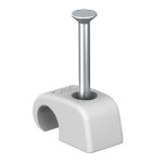 OBO Bettermann 2228718 Haft-Clip mit Nagel 7-12mm L18 PP lichtgrau 2026 18 LGR 100 Stück 