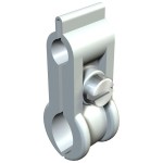 OBO Bettermann 2305232 ISO-Spanndrahtschelle grau 4024 16-23, VPE=50 Stück 