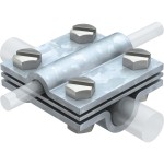 OBO Bettermann 5312345 Kreuzverbinder feuerverzinkt 252 8-10X16 FT 