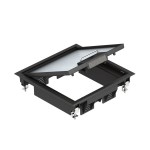 OBO Bettermann 7405200 Geräteeinsatz für Kanalmontage GES4 U 9011 